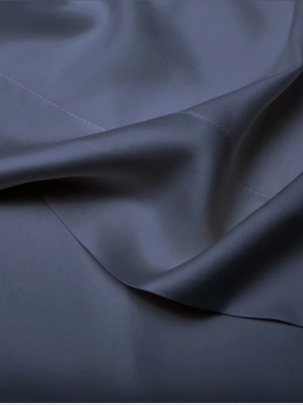 Sijo DOZ Cooling Bamboo Queen Flat Sheet Sapphire Blue NEW